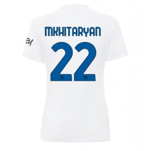 Inter Milan Henrikh Mkhitaryan #22 Replica Away Stadium Shirt for Women 2023-24 Short Sleeve